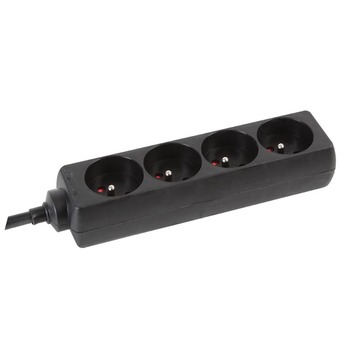 Multi stekkerblok 4xSchuko met 1,5m 3G1,5 en stekker Schuko