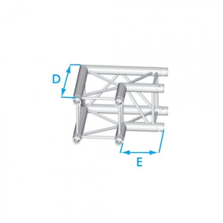 ASD Hoek 90° vierkant truss 30/30 Prolyte compatible